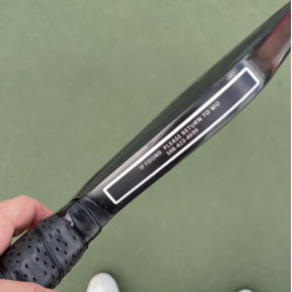 Individuelle Name für das schwarze Pickleball-Padd Aufkleber