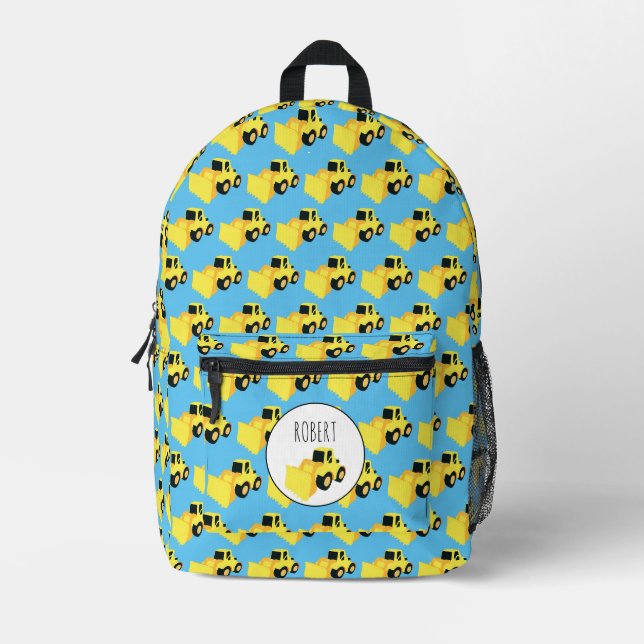 Individuelle Name für den Frontladerbau Bedruckter Rucksack (Vorderseite)