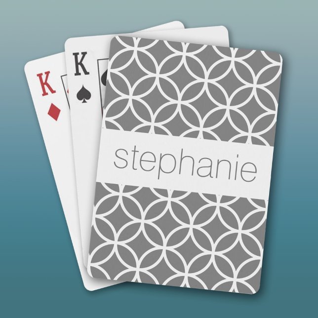 Individuelle Name für die geometrische Struktur Gr Spielkarten (Custom Playing Cards)