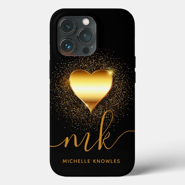 Individuelle Name für einfaches Gold Heft und Mono Case-Mate iPhone Hülle (Rückseite)