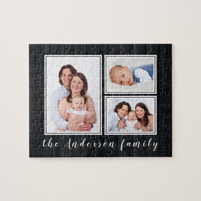 Individuelle Name für Familienfotografie - Moderne (Horizontal)
