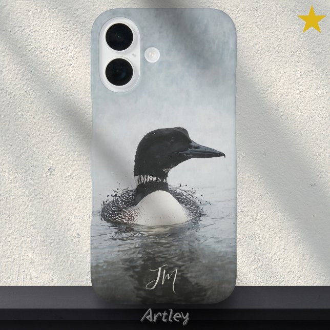 Individuelle Name für gemeinsame Vogelmalereien iPhone 16 Hülle (Von Creator hochgeladen)