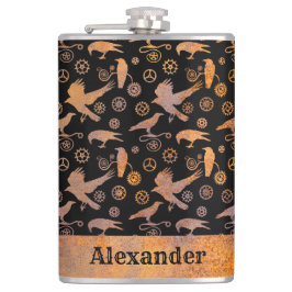 Individuelle Name für große Steamhaufen Flachmann