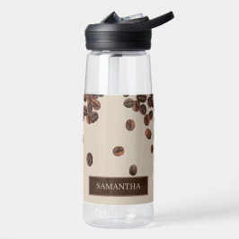 Individuelle Name für Kaffeebohnen Trinkflasche