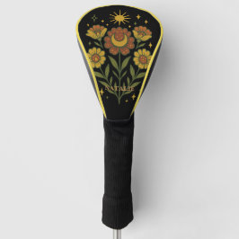 Individuelle Name für mystische Folk-Blume Golf Headcover