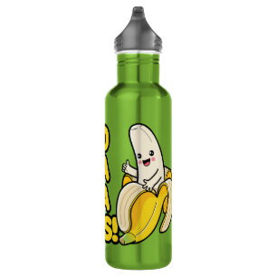 individuelle Name für niedliche Bananen Edelstahlflasche