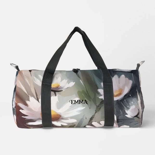 Individuelle Name für Wasserfarben Duffle Bag (Vorderseite)