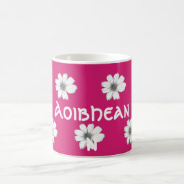 Individuelle Name Fuscia Pink Kaffeetasse