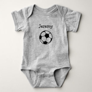Individuelle Name Fußball Babyromper Karosserie Baby Strampler