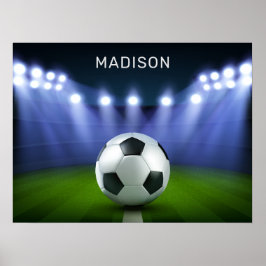 Individuelle Name Fußballstadion-Poster Poster