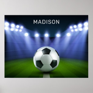 Individuelle Name Fußballstadion-Poster Poster