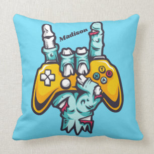 Individuelle Name Gamer Zombie Kissen