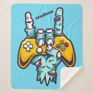 Individuelle Name Gamer Zombie Sherpadecke
