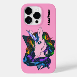 Individuelle Name Gay Unicorn Case-Mate iPhone 14 Pro Hülle