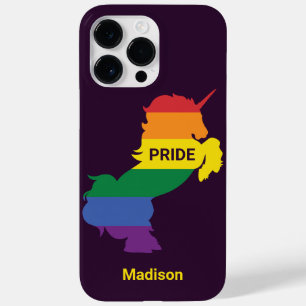 Individuelle Name Gay Unicorn Case-Mate iPhone 14 Pro Max Hülle