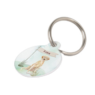 Individuelle Name Gelbe Labrador Haustier Haustiermarke
