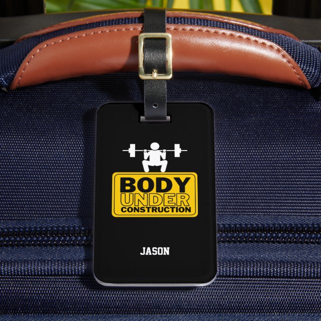 Individuelle Name Gepäckanhänger (Vorderseite Insitu 2)