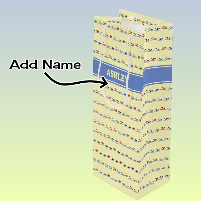 Individuelle Name Geschenktüte Für Weinflaschen (Von Creator hochgeladen)