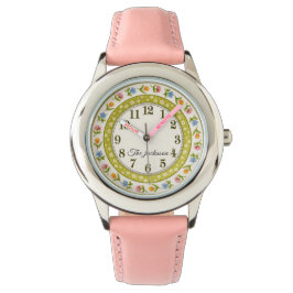 Individuelle Name Glitzer Strap Kinder beobachten Armbanduhr