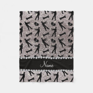 Individuelle Name Glitzer Zombies Fleecedecke