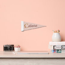 Individuelle Name Goldfolie Rosa Rose Letter C