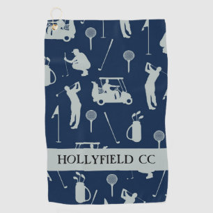 INDIVIDUELLE NAME GOLF COURS TOWEL GOLFHANDTUCH