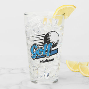 Individuelle Name Golf Glas