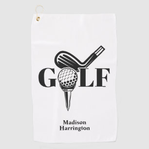 Individuelle Name Golf Golfhandtuch