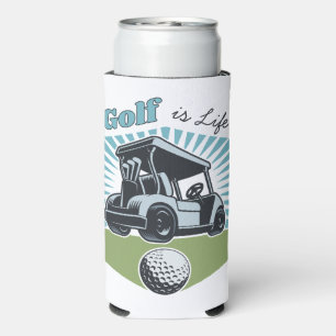 Individuelle Name Golf ist das Leben Selters Dosenkühler