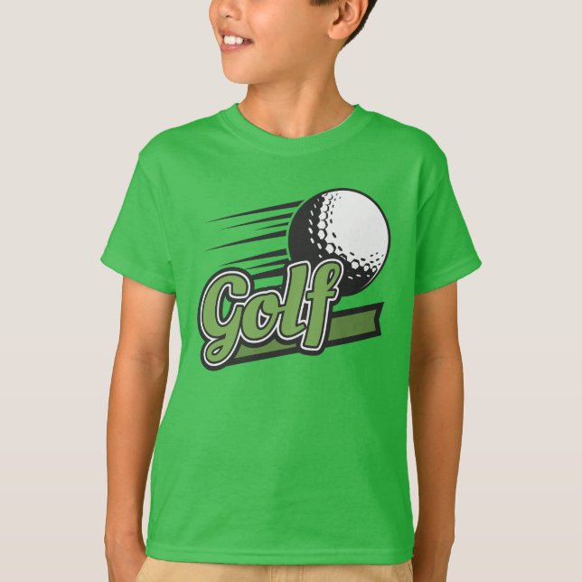 Individuelle Name Golf T-Shirt (Vorderseite)
