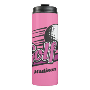 Individuelle Name Golf Thermosbecher