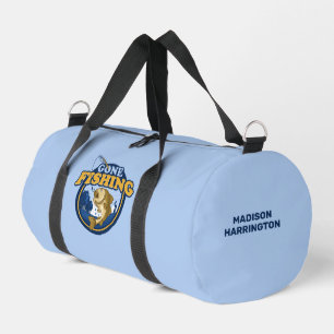 Individuelle Name Gone Fishing Duffle Bag