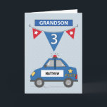 Individuelle Name Grandson 3. Geburtstag Blaue Pol Karte<br><div class="desc">Sobald er diese Karte gesehen hat,  wird er auf jeden Fall begeistert sein,  und wenn er sie öffnet,  wird er mit Sicherheit von dem lustigen Gruß gezeichnet,  den diese Karte ihm bringt. Oh,  bevor wir vergessen,  können Sie Ihren Enkelnamen auf der Vorderseite personalisieren. Schick ihm Geburtstagsgrüße damit.</div>