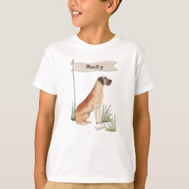 Individuelle Name Great Dane Pet Hund T-Shirt