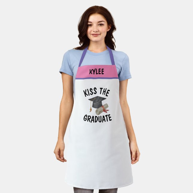 Individuelle Name GRILLEN Kiss, Graduate Spaß Der  Schürze (Getragen)