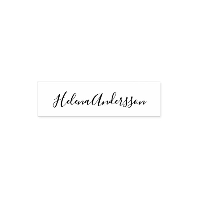 Individuelle Name-Handschrift Permastempel (Design)