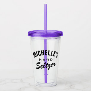 Individuelle Name-Hartschaum-Plexiglas Acryltrinkbecher
