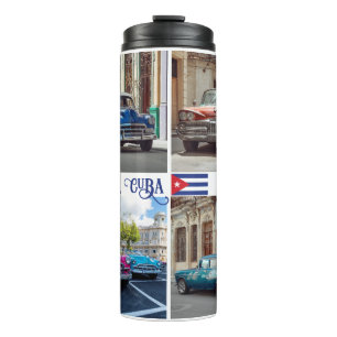 Individuelle Name Havana CUBA Cars Thermosbecher
