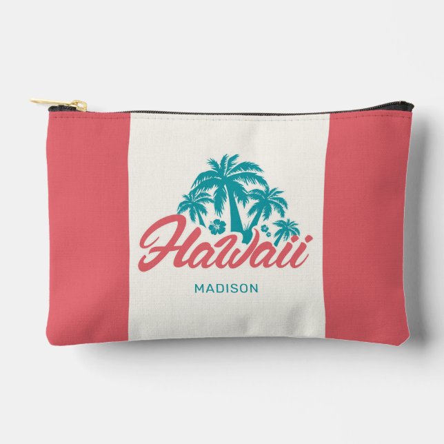Individuelle Name Hawaii Zubehörtasche (Vorderseite)