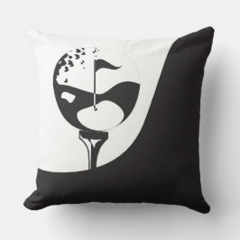 Individuelle Name Hello Black and White Golf Kissen