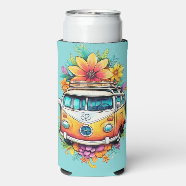 Individuelle Name Hippie Van Selters Dosenkühler (Seltzer Rückseite)