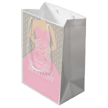 Individuelle Name Hochzeit Brautjungfrau Kleid ros