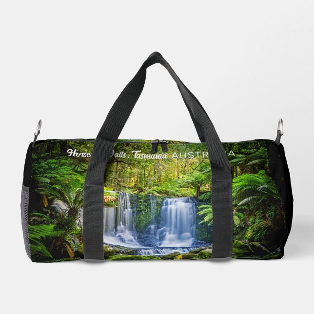 Individuelle Name Horseshoe Falls Australia Custom Duffle Bag (Rückseite)