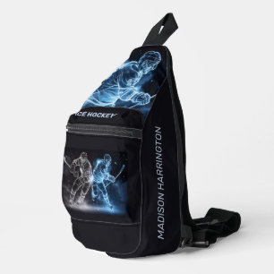 Individuelle Name Ice Hockey Crossbody Bag