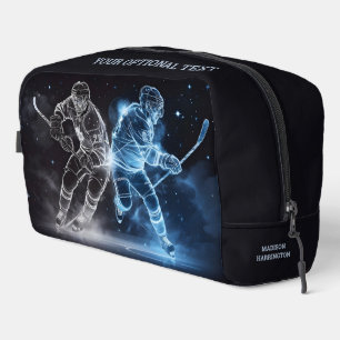 Individuelle Name Ice Hockey Waschbeutel
