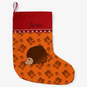 Individuelle Name Igel Orangenschenken Kleiner Weihnachtsstrumpf