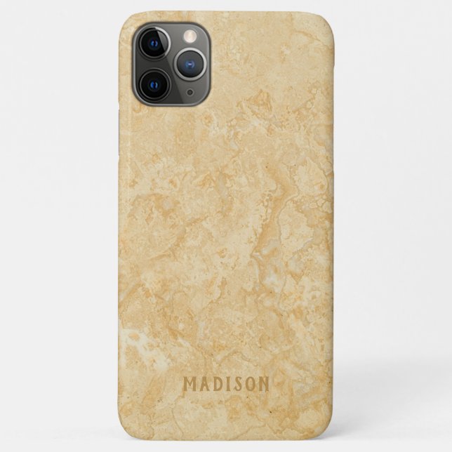 Individuelle Name Imitate Gold Marble Handys Fälle Case-Mate iPhone Hülle (Rückseite)