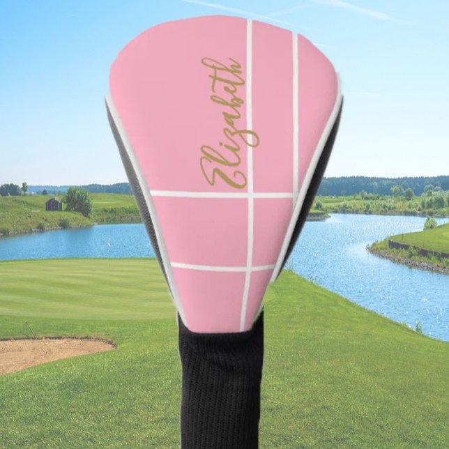 Individuelle Name in Rosa Golf Headcover (Von Creator hochgeladen)