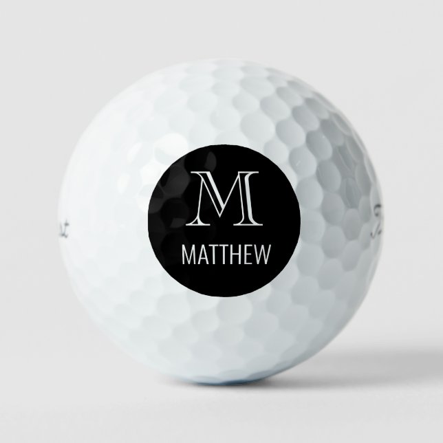 Individuelle Name & Initial Titleist Pro VI Golfball (Vorderseite)
