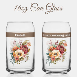 Individuelle Name introvertierte Blume der Einsamk Dosenglas
